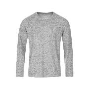 Stedman Knit Long Sleeve For Men Hellgrau Small Herren