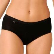 Sloggi 2P Basic Plus Midi Briefs Schwarz Baumwolle 38 Damen