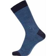 Egtved Twin Wool Cotton Sock Blau Gr 45/48