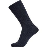 Egtved Wool No Elastic Rib Socks Marine Gr 45/48