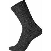 Egtved Wool Ribbed Sock Dunkelgrau Gr 45/48