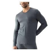 Mey Jefferson Long Sleeves Graumelliert Modal Small Herren