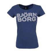 Björn Borg Sport Tamira SS Tee Marine Baumwolle Large Damen