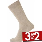 Egtved Cotton No Elastic Sock Beige Gr 45/48 Herren