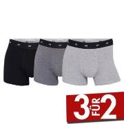 CR7 Cristiano Ronaldo 3P Bamboo Trunks Schwarz/Grau Small Herren