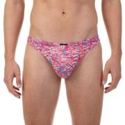 Bruno Banani Premium Line String Rosa Muster Polyester Small Herren