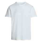 Calvin Klein Logo Cotton Tee Weiß Baumwolle Small Herren