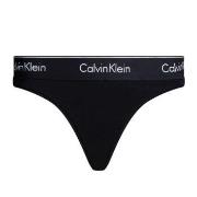 Calvin Klein 2P Modern Cotton Thong Schwarz Medium Damen