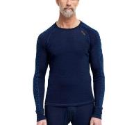 Dovre Jacquard Baselayer Marine Wolle Small Herren