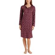 Calida Lovely Nights Nightdress Rot Muster Baumwolle Small Damen