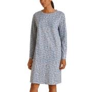 Calida Nights Long Arm Sleepshirt Hellblau Baumwolle Medium Damen