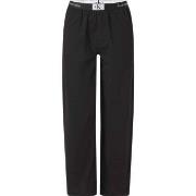 Calvin Klein Sleep Pant Schwarz Baumwolle Medium Damen