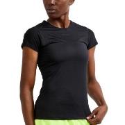 Craft ADV Essence SS Slim Tee W Schwarz Polyester Small Damen