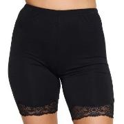 Damella Bamboo Lace Shorts Schwarz Wolle Small Damen