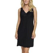 Damella Louise Nightdress Without Sleeves Schwarz Viskose Small Damen