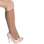 DIM Strumpfhosen 2P Sublim Voile Mi-Bas Knee-high Braun One Size Damen