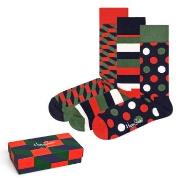 Happy socks 3P Classic Holiday Gift Box Rot/Grün Baumwolle Gr 41/46