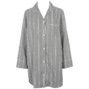 Missya Parker Nightshirt Grau Baumwolle Small Damen