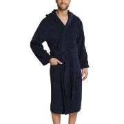 Schiesser Essentials Terry Cloth Bathrobe Marine Baumwolle Small Herre...