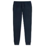 Schiesser Mix and Relax Lounge Pants With Cuffs Dunkelblau Baumwolle S...