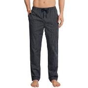 Schiesser Mix and Relax Woven Lounge Pants Dunkelblau gewebte Baumwoll...