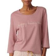 Triumph Lounge Me Cotton Top Rosa Baumwolle 38 Damen