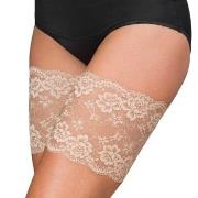 Trofe Thigh Lace Strumpfhosen Beige Polyamid Small Damen