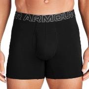 Under Armour 3P Perfect Cotton 6in Boxer Schwarz Medium Herren