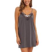 Wacoal Florilege Chemise Schwarz Muster Viskose Small Damen