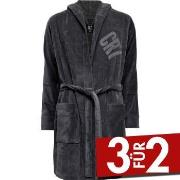 CR7 Cristiano Ronaldo Cotton Bathrobe Grau Baumwolle Small Herren