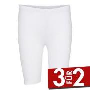 Decoy Stretchy Shorts Weiß Viskose Small Damen