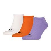 Puma 3P Sneaker Socks Weiß/Lila Gr 35/38