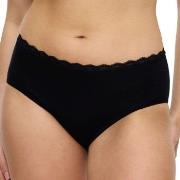Triumph Feel Of Cotton Midi Brief Schwarz Baumwolle 38 Damen