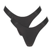 Sloggi 2P ZERO Feel 2 0 Tiny Tanga C2P Schwarz Small Damen