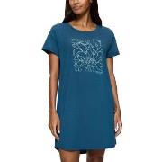 Triumph Nightdresses NDK 01 Blau Baumwolle 38 Damen