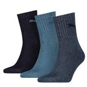 Puma 3P Short Crew Unisex Socks Schwarz/Blau Gr 39/42