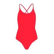 Puma V-Neck Padded Swimsuit Rot Small Damen