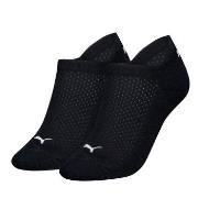 Puma 2P Women Cushioned Sneaker Socks Schwarz Gr 39/42 Damen