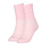 Puma 2P Women Logo Crew Socks Hellrosa Gr 39/42 Damen
