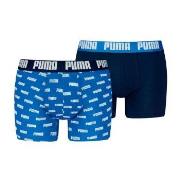 Puma 2P Everyday Aop Boxer Marine/Blau Baumwolle Small Herren