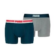 Puma 2P Everyday Placed Logo Boxer Mixed Baumwolle Small Herren