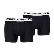 Puma 2P Men Multi Logo Boxer Grau/Schwarz Baumwolle Small Herren