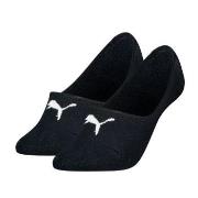 Puma 2P Women Cushioned Footie Socks Schwarz Baumwolle Gr 39/42 Damen