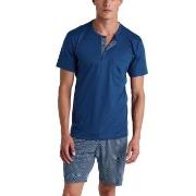 Calida Relax Choice Cotton Short Pyjamas Blau Muster Baumwolle Small H...