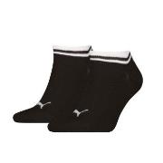Puma 2P Heritage Sneaker Socks Schwarz Gr 39/42
