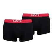 Levis 2P Base Trunk Schwarz/Rot Baumwolle Small Herren