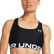 Under Armour BH Mid Branded Sport Bra Schwarz Polyester Small Damen