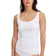 Calida Essential Cotton Tank Top Weiß Baumwolle Small Damen