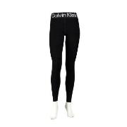 Calvin Klein Logo Waistband Legging Schwarz Small Damen