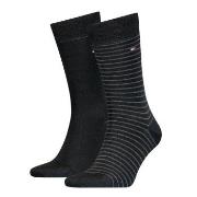 Tommy Hilfiger 2P Men Sock Stripe Schwarz Gr 39/42 Herren